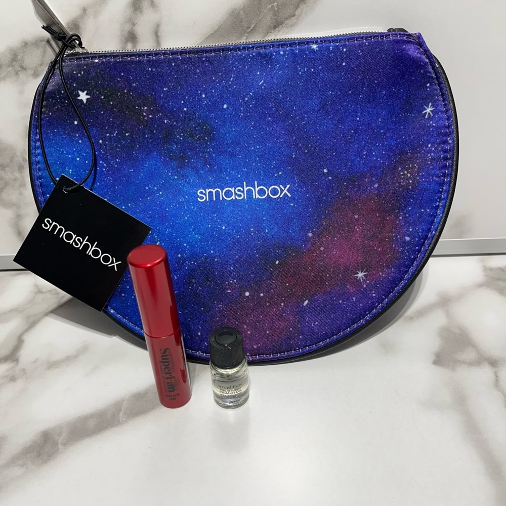 Smashbox Makeup Bag and Luxe Samples Primer-Mascara.